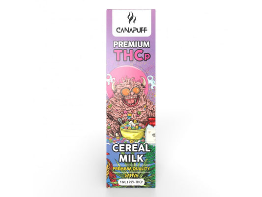 HHC Shop24 Premium THCp Vape Cereal Milk 79% von CanaPuff - THCp 79%, (1ml) Canalogy s.r.o.