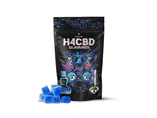 HHC Shop24 Canapuff - H4CBD Gummies - Blueberry 5 Stk. (25 mg/Stück) Canalogy s.r.o.
