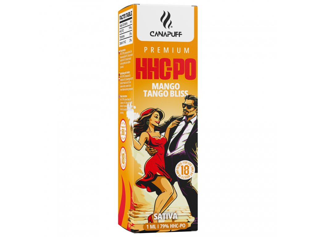 HHC Shop24 Premium HHC-PO Vape Mango Tango Bliss 79% von CanaPuff - HHC-PO 79%, (1ml) AVOS Trade s.r.o.