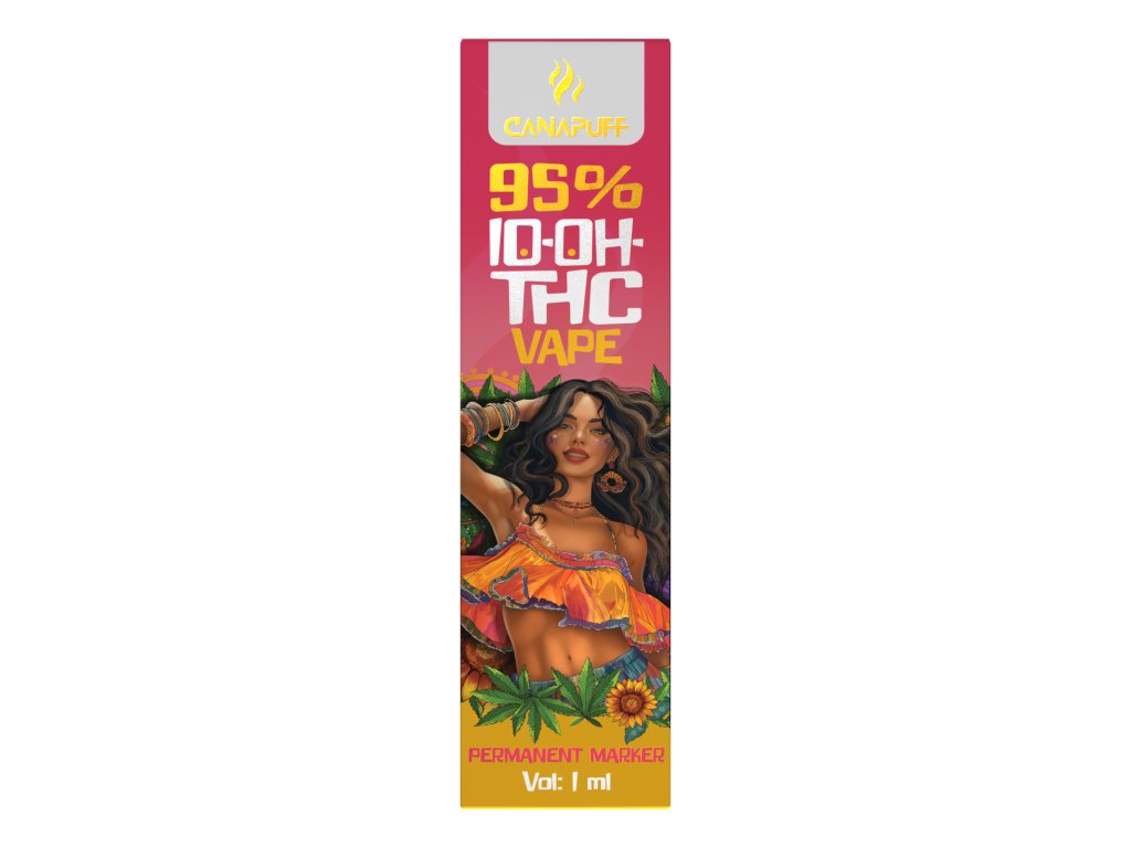 HHC Shop24 Einweg Vape Permanent Marker 95% 10-OH-THC 1ml von Canapuff Canapuff