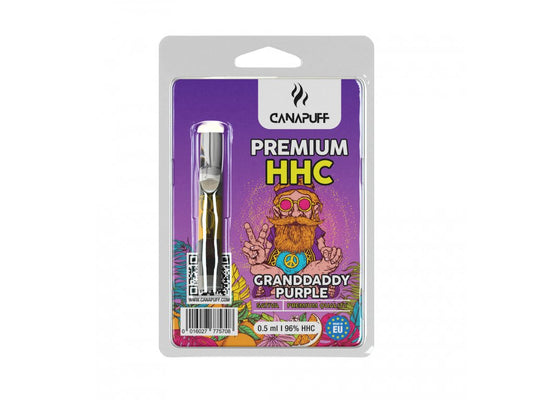 HHC Shop24 Premium Cartridge Grandaddy Purple von CanaPuff - HHC 96% (0,5ml) Canalogy s.r.o.
