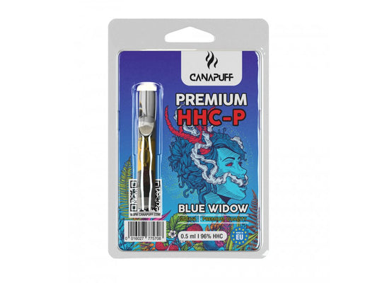HHC Shop24 Premium Cartridge Blue Widow von CanaPuff - HHC 96% (0,5ml) CanaPuff