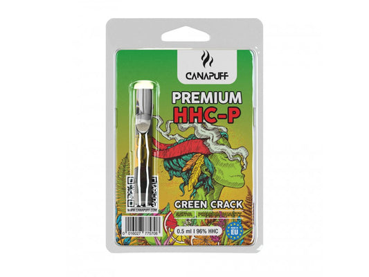 HHC Shop24 Premium Cartridge Green Crack von CanaPuff - HHC 96% (0,5ml) Canalogy s.r.o.