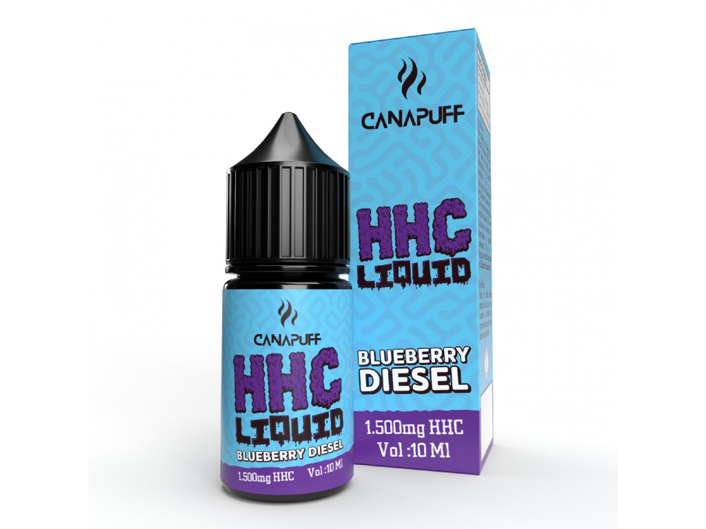 HHC Shop24 HHC Liquid 1.5000mg - Blueberry Diesel 10ml Canalogy s.r.o.