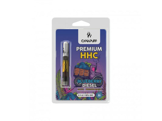 HHC Shop24 Premium Cartridge Blueberry Diesel von CanaPuff - HHC 96% (0,5ml) Canalogy s.r.o.