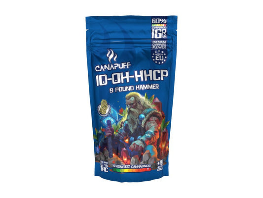HHC Shop24 Canapuff - 9 Pound Hammer 60% - 10-OH-HHCP Blüten Canapuff