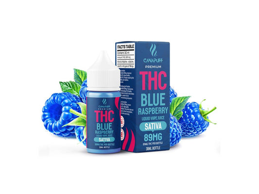 HHC Shop24 THC Liquid 89mg - Blue Raspberry - 30ml von Canapuff Canalogy s.r.o.