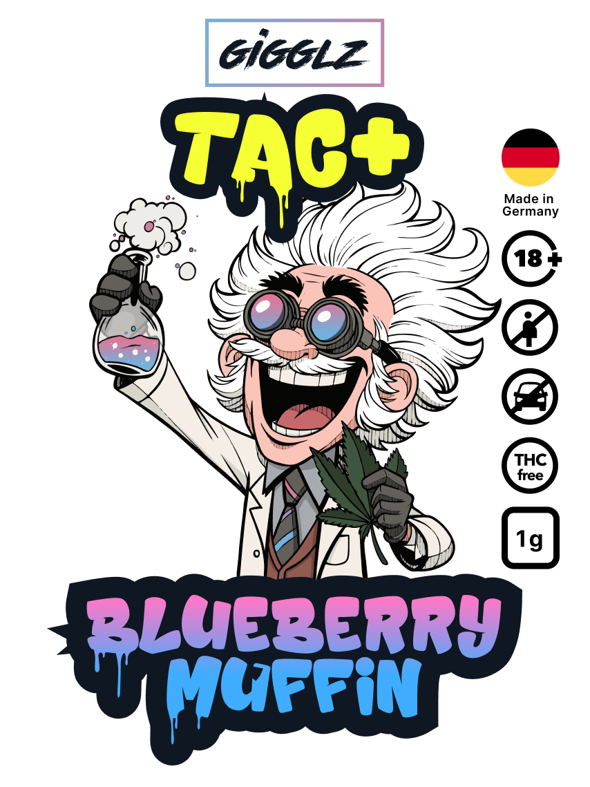 HHC Shop24 TAC-Blüten Blueberry Muffin von Gigglz Gigglz