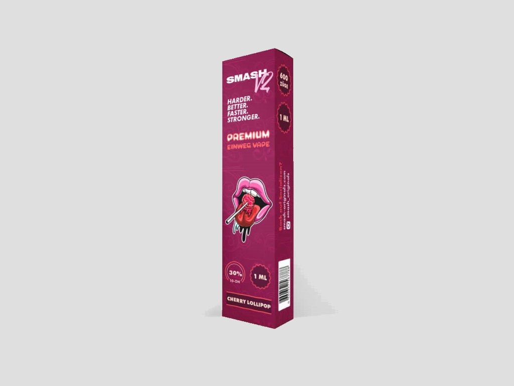 HHC Shop24 Smash 30 % 10-OH Einweg Vape Cherry Lollipop Smash